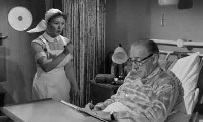 That's the place. Right over there.
Right down there. - Carry On Nurse