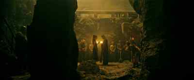 That's where the stone is melted.
Those are the sleeping quarters. - Fistful of Vengeance