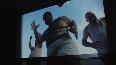 That's the trailer for the film right there - Lost in La Mancha