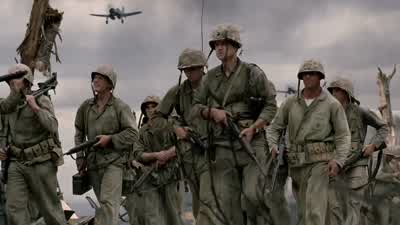 That's the way to kill Japs-- Buzz in, fry 'em, buzz back. - The Pacific