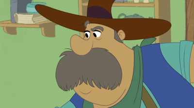 That's where they got the expression, - Tom and Jerry Cowboy Up!