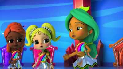 That's because they're
caught in that awful storm. - Rainbow Rangers