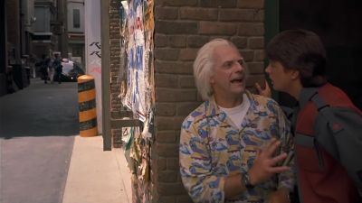 That's it They're taking her home to your future home - Back to the Future Part II