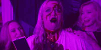 - That's so tough now,
are you Lucy? (laughs) - Night of the Dead Sorority Babes