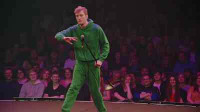 That's me watching
the funniest comedian - James Acaster: Hecklers Welcome