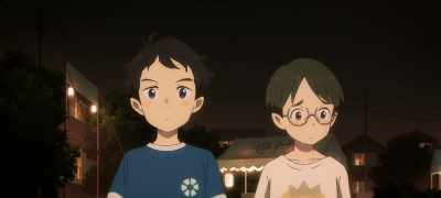 That's weird.
Suzuki teases hamamoto. - Penguin Highway