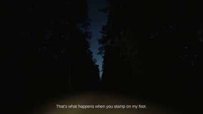 That's what happens
when you stamp on my foot. - The Zone of Interest