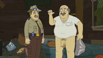 That's what I say.
[ Grunts ] - Momma Named Me Sheriff