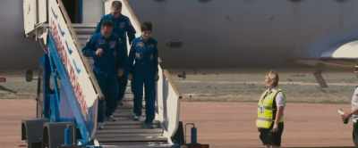 That's where we launched from.
And you go to Baikonur twice. - The Wonderful: Stories from the Space Station