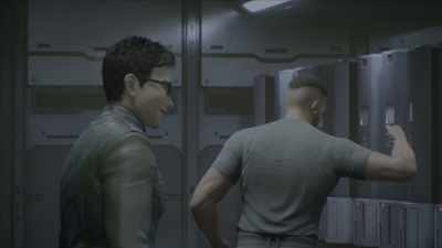 - That's why they call him the "old man."
- Ha-ha-ha. - Starship Troopers: Traitor of Mars