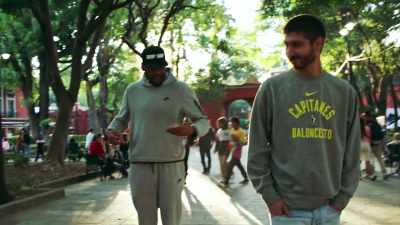 That's why you got pesos…
just to give away. - Destination NBA: A G League Odyssey