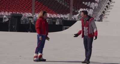 That's why I have been, like,
running around with you. - Olympic Dreams