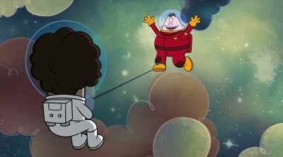 That's why Moxie sent me
to save you from space! - The Epic Tales of Captain Underpants in Space