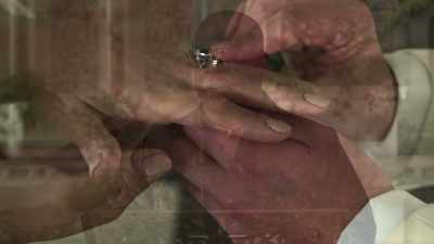That's why this particular
exchanging of rings - Maggie