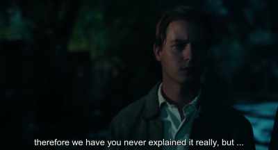 That's why we've never
really explained it, but...
. - Never Look Away