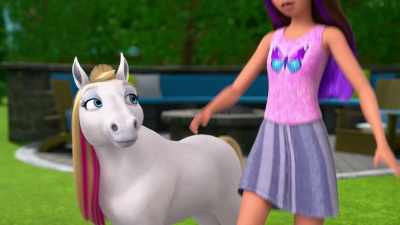 That's why you're here.
Can you keep an eye on Peggy? - Barbie: A Touch of Magic