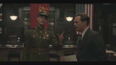 -That's wonderful.
-[man speaks in foreign language] - Traitors
