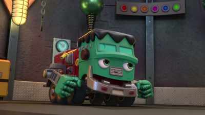 That's won't be a problem, Wraps,
because I have a plan. Here's what we do. - Mighty Monsterwheelies