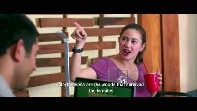 That's wood that you rescued
from termites, right? - Always Be My Maybe