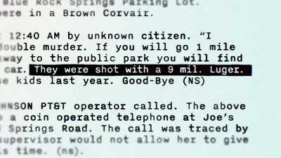 That's where you'll
find the facts. - Myth of the Zodiac Killer
