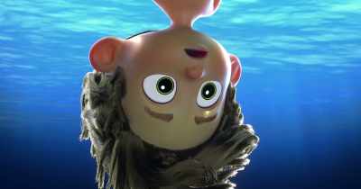 - That's because you're
not a dolphin. (laughs) - Dolphin Boy