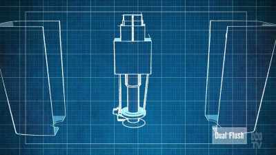 The 11-litre cistern
was split into two reservoirs. - Aussie Inventions That Changed The World