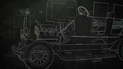 The 26 horse power
four cylinder engine - The Cars That Made America
