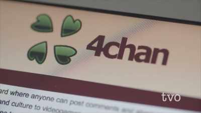 The 4Chan website,
the image board, - The Face of Anonymous