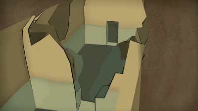 The 5-meter or 15-foot collapse
of material - Lost Kingdom of the Black Pharaohs