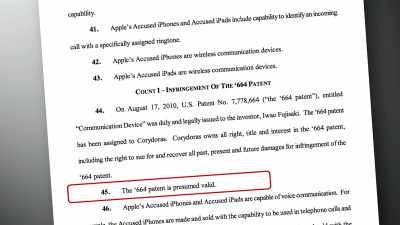 THE "664" PATENT IS
PRESUMED VALID. - The Patent Scam
