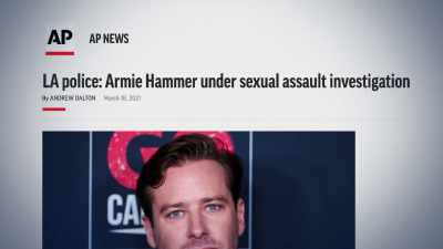 The actor Armie Hammer
has been confirmed as the suspect - House of Hammer