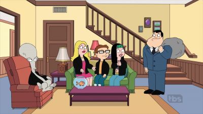 The ad said the experiment
started here - American Dad!