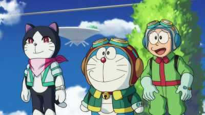 The adults work hard and the children study hard. - Doraemon the Movie: Nobita's Sky Utopia