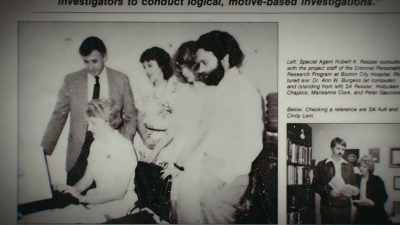 The agents were really
interested in Dr. Burgess' work - Mastermind: To Think Like a Killer
