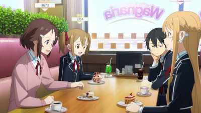 The AI even knows what we'd like, huh? - Sword Art Online: The Movie – Ordinal Scale