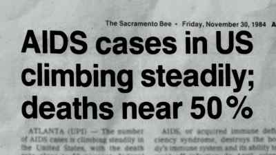 The AIDS epidemic
was just beginning. - Never Let Him Go