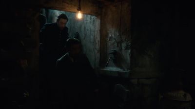 The air duct must end
down here somewhere. - Murdoch Mysteries