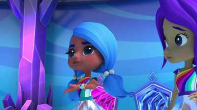 The air gets warmer, icebergs melt, - Rainbow Rangers