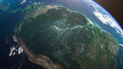 The Amazon carries more water - Seven Worlds, One Planet