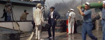 The American navy is at work - Fire Down Below