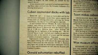 The american press
barely mentioned - Black in Space: Breaking the Color Barrier