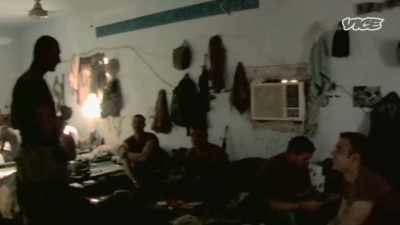 The American troops
had to scrape and scrap - While The Rest Of Us Die