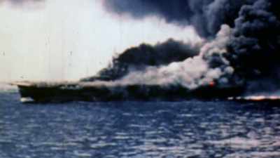 The Americans
consider it inhumane warfare. - The Pacific War in Color