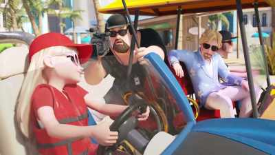 The amusement rides are new, - LEGO Friends: Girls on a Mission