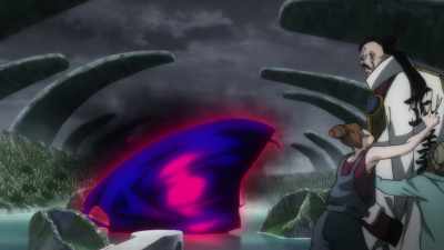 The ancient Demon King who is materialized
when the Sing-Sing Fruit power-user sings... - One Piece Film Red