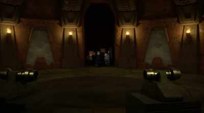 The ancient lightsaber repository. - Lego Star Wars Terrifying Tales