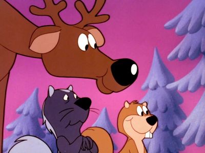 The animals were delighted to help - Frosty the Snowman