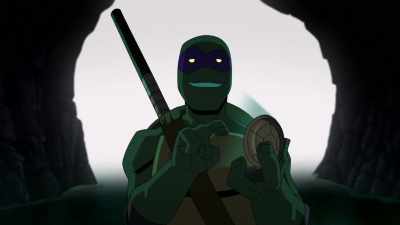The answer should be
right through... - Batman vs Teenage Mutant Ninja Turtles