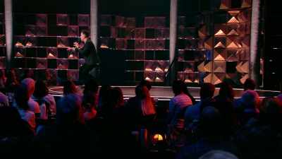 The answer is try and find people, - Backstage with Katherine Ryan