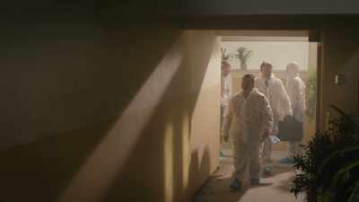 The apartment above is empty, - Murder in Provence